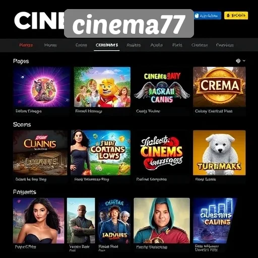 Beragam Permainan Menarik Tersedia di Cinema77